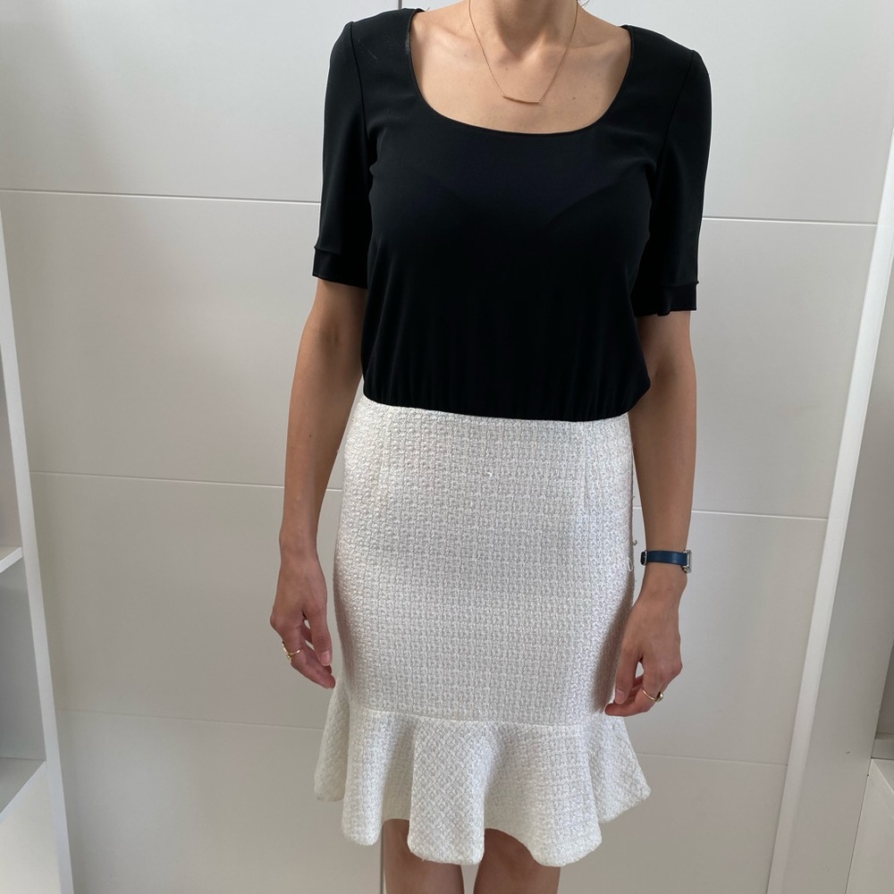 Moschino cheap and chic black and white dress